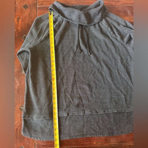 J. Jill XL Striped Cowl Neck Long Sleeve Pullover Sweater - Picture 5 of 7